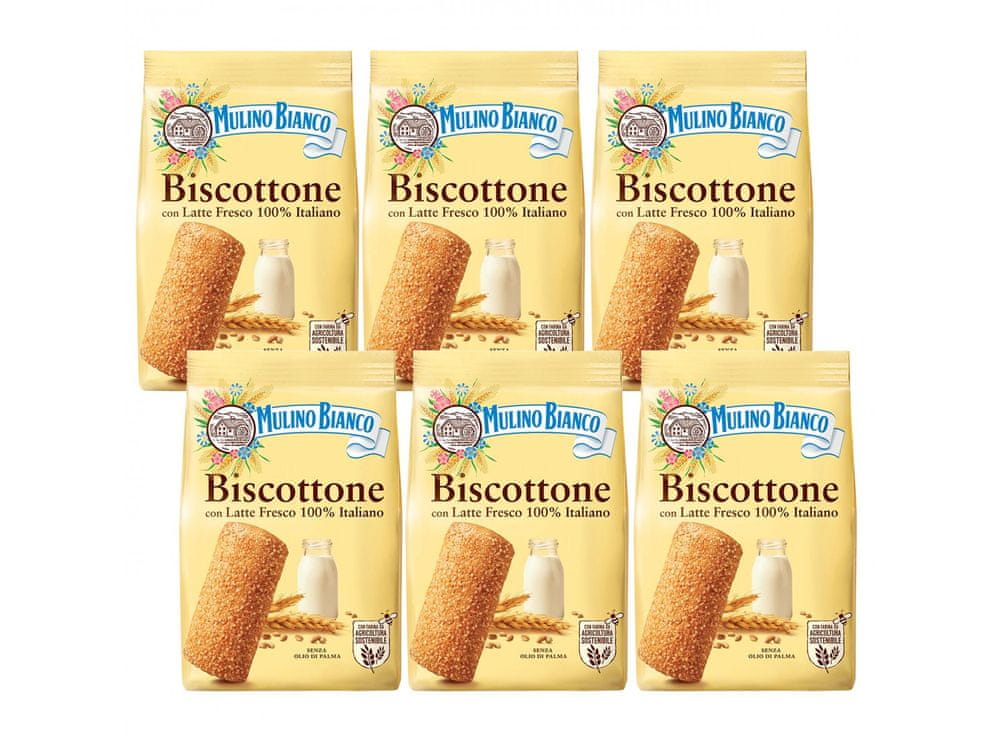 Mulino Bianco MULINO BIANCO Biscottone Talianske sušienky s cukrom 700g, 6